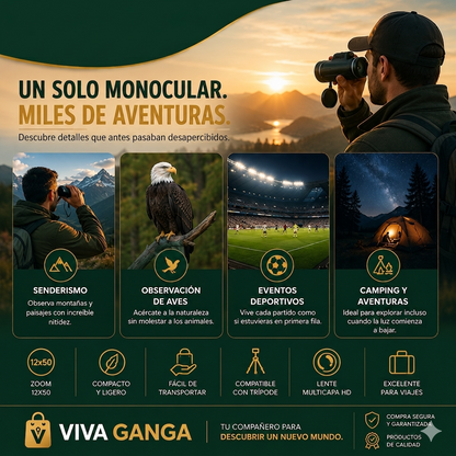 Monocular Telescópico HD Visión Nocturna