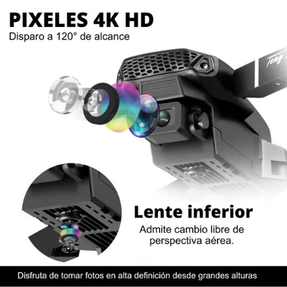 [OFERTA] - Drone E99 Max Sky Vision 4K + DOBLE BATERÍA + CONTROL CON PANTALLA PARA CELULAR