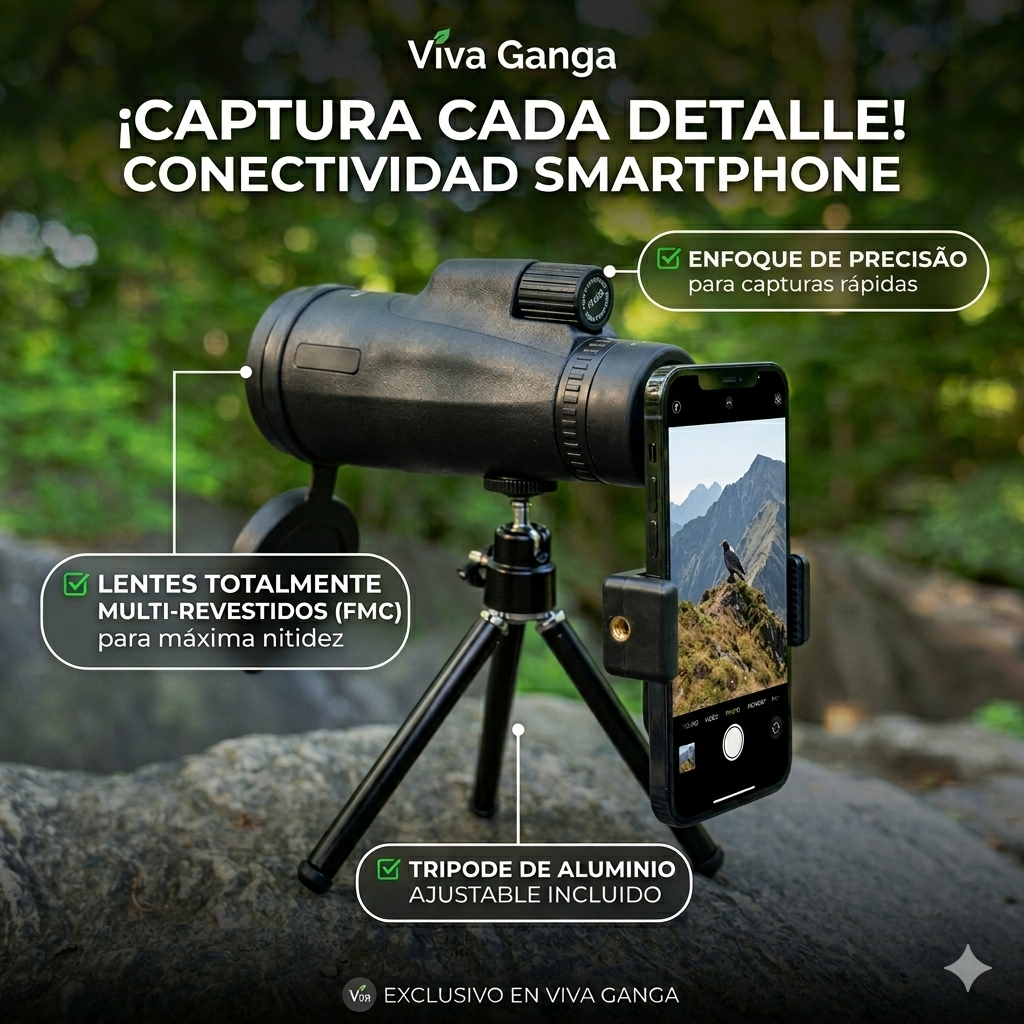 Monocular Telescópico HD Visión Nocturna