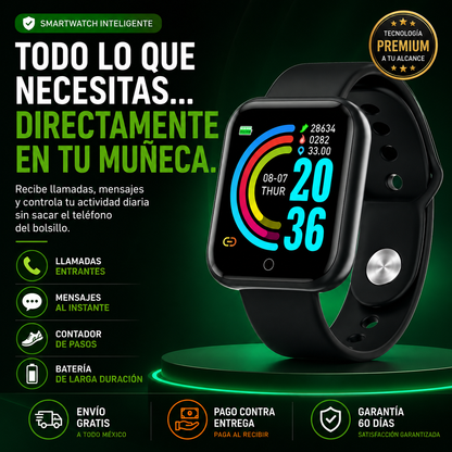 Smartwatch D20 Y68 Reloj Colores