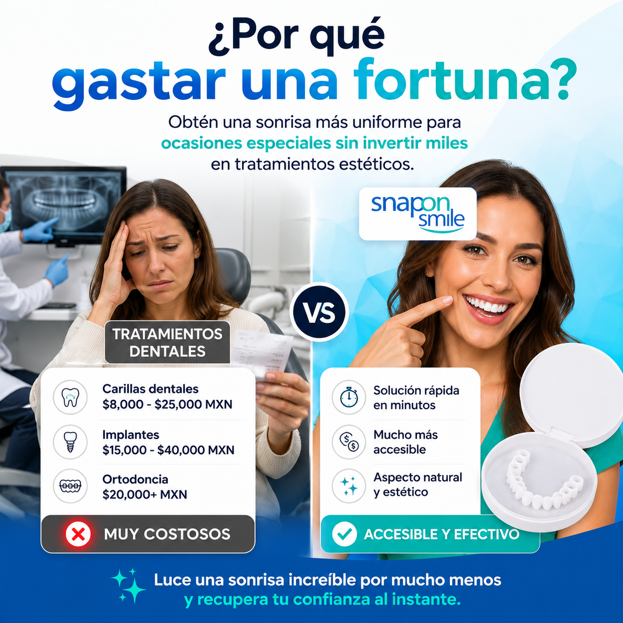 CARILLAS DENTALES SNAP-ON™