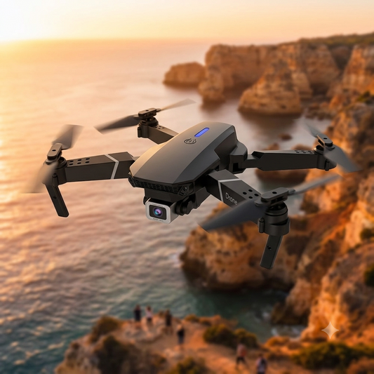 [OFERTA] - Drone E99 Max Sky Vision 4K + DOBLE BATERÍA + CONTROL CON PANTALLA PARA CELULAR